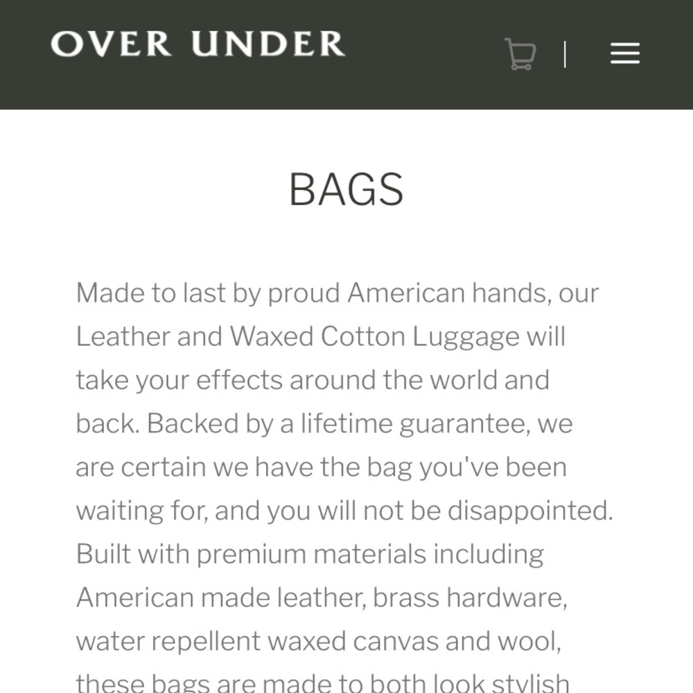 Over Under Shoulder Bag handcrafted in USA 100% Leather Bag - Picture 15 of 16